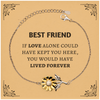 Sympathy Gifts For Loss Of Best Friend Memorial Sunflower Bracelet Gifts, Best Friend If love alone could have kept you here, you would have lived forever., In Loving Memory Best Friend Remembrance Gifts