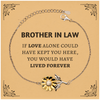 Sympathy Gifts For Loss Of Brother In Law Memorial Sunflower Bracelet Gifts, Brother In Law If love alone could have kept you here, you would have lived forever., In Loving Memory Brother In Law Remembrance Gifts