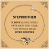 Sympathy Gifts For Loss Of Stepbrother Memorial Sunflower Bracelet Gifts, Stepbrother If love alone could have kept you here, you would have lived forever., In Loving Memory Stepbrother Remembrance Gifts