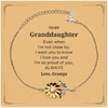Granddaughter Gifts from Gramps, Graduation Birhday Granddaughter Sunflower Bracelet Long Distance Relationship Gifts for Granddaughter Even when I'm not close by, I want you to know I love you. Love, Gramps