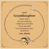 Granddaughter Gifts from Abuela, Graduation Birhday Granddaughter Sunflower Bracelet Long Distance Relationship Gifts for Granddaughter Even when I'm not close by, I want you to know I love you. Love, Abuela
