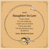 Daughter In Law Gifts from Mother In Law, Graduation Birhday Daughter In Law Sunflower Bracelet Long Distance Relationship Gifts for Daughter In Law Even when I'm not close by, I want you to know I love you. Love, Mother In Law