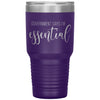 Frontliner Nurse Doctor Tumbler Government Says Im Essential Laser Etched 30oz Stainless Steel Tumbler