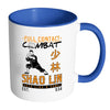 Full Combat Shao Lin Mug White 11oz Accent Coffee Mugs