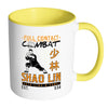 Full Combat Shao Lin Mug White 11oz Accent Coffee Mugs