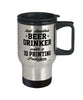 Funny 3D Printer Operator Travel Mug Just Another Beer Drinker With A 3D Printing Problem 14oz Stainless Steel