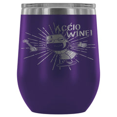 Funny Accio Wine 12 oz Stainless Steel Wine Tumbler