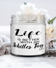 Funny Achilles Tang Fish Candle Life Is Better With An Achilles Tang 9oz Vanilla Scented Candles Soy Wax