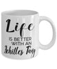 Funny Achilles Tang Fish Mug Life Is Better With An Achilles Tang Coffee Cup 11oz 15oz White
