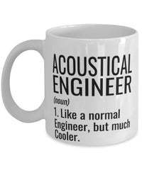 Funny Acoustical Engineer Mug Like A Normal Engineer But Much Cooler Coffee Cup 11oz 15oz White