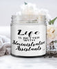 Funny Administrative Assistant Candle Life Is Better With Administrative Assistants 9oz Vanilla Scented Candles Soy Wax