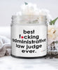 Funny Administrative Law Judge Candle B3st F-cking Administrative Law Judge Ever 9oz Vanilla Scented Candles Soy Wax