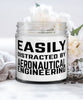 Funny Aeronautical Engineer Candle Easily Distracted By Aeronautical Engineering 9oz Vanilla Scented Candles Soy Wax