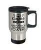 Funny Aeronautical Engineer Travel Mug Coffee Gives Me My Aeronautical Engineering Powers 14oz Stainless Steel