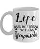 Funny Affenpinscher Dog Mug Life Is Better With An Affenpinscher Coffee Cup 11oz 15oz White