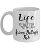 Funny African Butterfly Fish Mug Life Is Better With An African Butterfly Fish Coffee Cup 11oz 15oz White