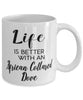 Funny African Collared Dove Mug Life Is Better With An African Collared Dove Coffee Cup 11oz 15oz White