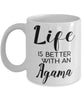 Funny Agama Lizard Mug Life Is Better With A Agama Coffee Cup 11oz 15oz White