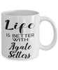 Funny Agate Setter Mug Life Is Better With Agate Setters Coffee Cup 11oz 15oz White