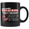 Funny Agnostic Atheist Mug Two Hands Can Do More Than 11oz Black Coffee Mugs