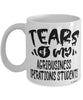 Funny Agribusiness Operations Professor Teacher Mug Tears Of My Agribusiness Operations Students Coffee Cup White