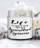 Funny Agricultural Engineer Candle Life Is Better With Agricultural Engineers 9oz Vanilla Scented Candles Soy Wax