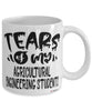 Funny Agricultural Engineering Professor Teacher Mug Tears Of My Agricultural Engineering Students Coffee Cup White