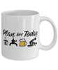 Funny Aikidoka Mug Adult Humor Plan For Today Aikido Coffee Mug 11oz 15oz White