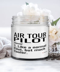 Funny Air Tour Pilot Candle Like A Normal Pilot But Much Cooler 9oz Vanilla Scented Candles Soy Wax