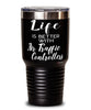 Funny Air Traffic Controller Tumbler Life Is Better With Air Traffic Controllers 30oz Stainless Steel Black