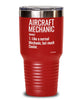 Funny Aircraft Mechanic Tumbler Like A Normal Mechanic But Much Cooler 20oz 30oz Stainless Steel