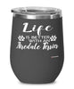 Funny Airedale Terrier Dog Wine Glass Life Is Better With An Airedale Terrier 12oz Stainless Steel