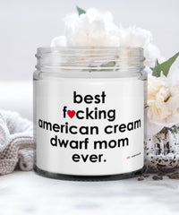 Funny American Cream Draft Horse Candle B3st F-cking American Cream Draft Mom Ever 9oz Vanilla Scented Candles Soy Wax