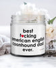 Funny American English Coonhound Dog Candle B3st F-cking American English Coonhound Dad Ever 9oz Vanilla Scented Candles Soy Wax