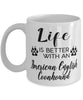 Funny American English Coonhound Dog Mug Life Is Better With An American English Coonhound Coffee Cup 11oz 15oz White