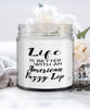 Funny American Fuzzy Lop Rabbit Candle Life Is Better With An American Fuzzy Lop 9oz Vanilla Scented Candles Soy Wax