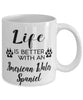 Funny American Water Spaniel Dog Mug Life Is Better With An American Water Spaniel Coffee Cup 11oz 15oz White