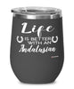 Funny Andalusian Horse Wine Glass Life Is Better With An Andalusian 12oz Stainless Steel Black