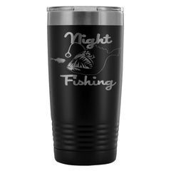 Funny Anglerfish Travel Mug Night Fishing 20oz Stainless Steel Tumbler