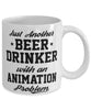 Funny Animation Mug Just Another Beer Drinker With A Animation Problem Coffee Cup 11oz White