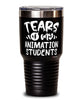 Funny Animation Professor Teacher Tumbler Tears Of My Animation Students 30oz Stainless Steel Black