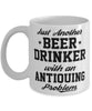 Funny Antiquing Mug Just Another Beer Drinker With A Antiquing Problem Coffee Cup 11oz White