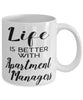 Funny Apartment Manager Mug Life Is Better With Apartment Managers Coffee Cup 11oz 15oz White