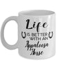 Funny Appaloosa Horse Mug Life Is Better With An Appaloosa Horse Coffee Cup 11oz 15oz White