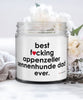 Funny Appenzeller Sennenhunde Dog Candle B3st F-cking Appenzeller Sennenhunde Dad Ever 9oz Vanilla Scented Candles Soy Wax