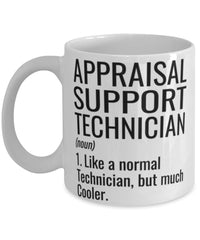 Funny Appraisal Support Technician Mug Like A Normal Technician But Much Cooler Coffee Cup 11oz 15oz White