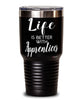 Funny Apprentice Tumbler Life Is Better With Apprentices 30oz Stainless Steel Black