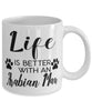Funny Arabian Mau Cat Mug Life Is Better With An Arabian Mau Coffee Cup 11oz 15oz White
