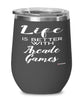 Funny Arcade Gamer Wine Glass Life Is Better With Arcade Games 12oz Stainless Steel Black
