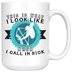 Funny Archery Mug This Is What I Look Like When I Call 15oz White Coffee Mugs